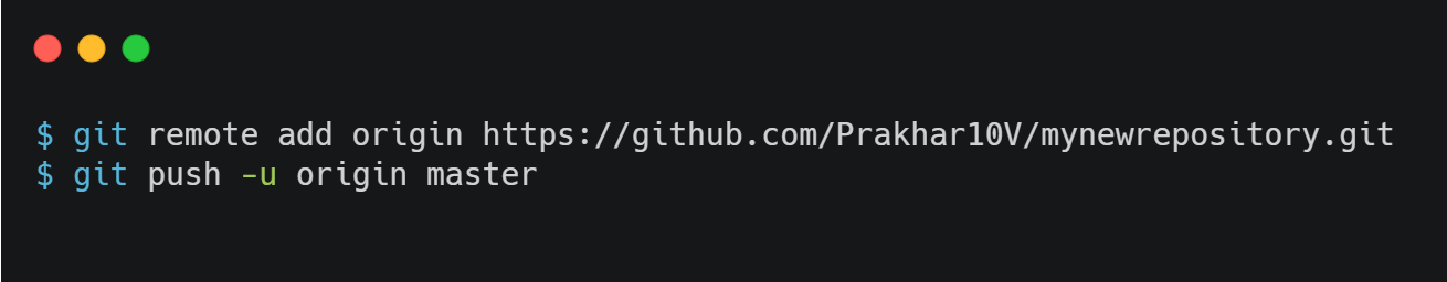 Using Push Command
