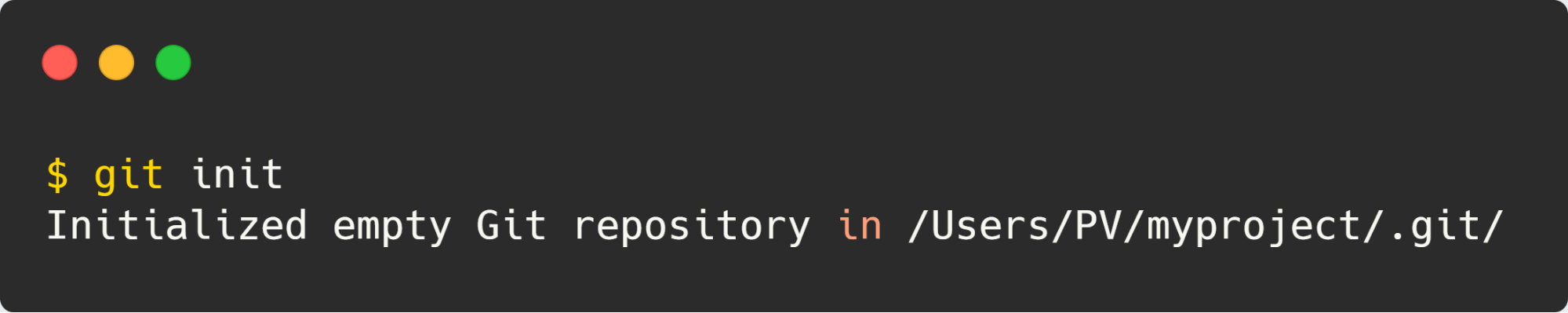 Initializing git repository